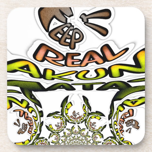 Keep It Real: Kaleidoscope Art Print/Graphic Coaster (Front)