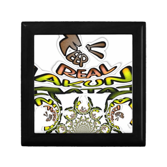 Keep It Real: Kaleidoscope Art Print/Graphic Jewelry Box (Front)