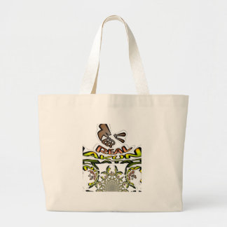 Keep It Real: Kaleidoscope Art Print/Graphic Large Tote Bag