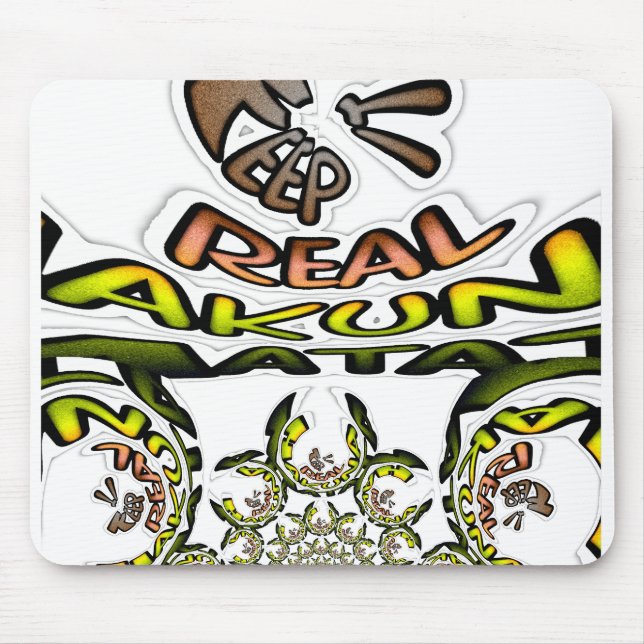 Keep It Real: Kaleidoscope Art Print/Graphic Mouse Pad (Front)