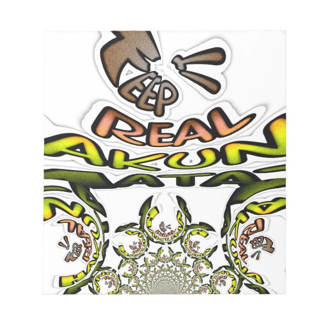 Keep It Real: Kaleidoscope Art Print/Graphic Notepad (Front)