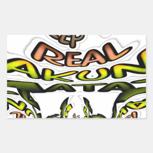 Keep It Real: Kaleidoscope Art Print/Graphic Rectangular Sticker