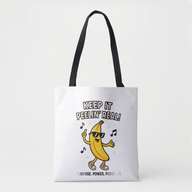 Keep It Real Tote Bag (Front)