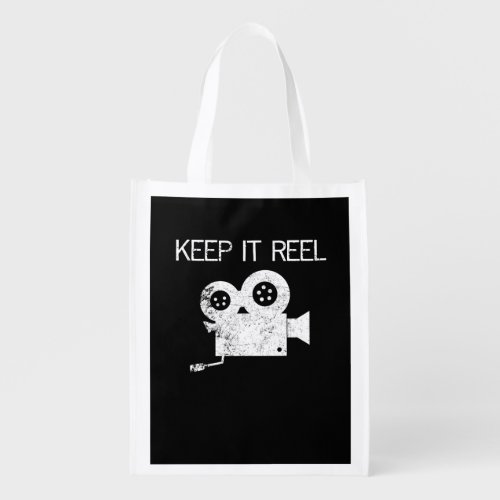 Keep It Reel _ Film Maker Cast Grocery Bag