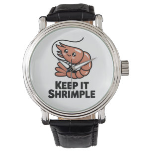 Keep It Shrimple Kawaii Shrimp Watch