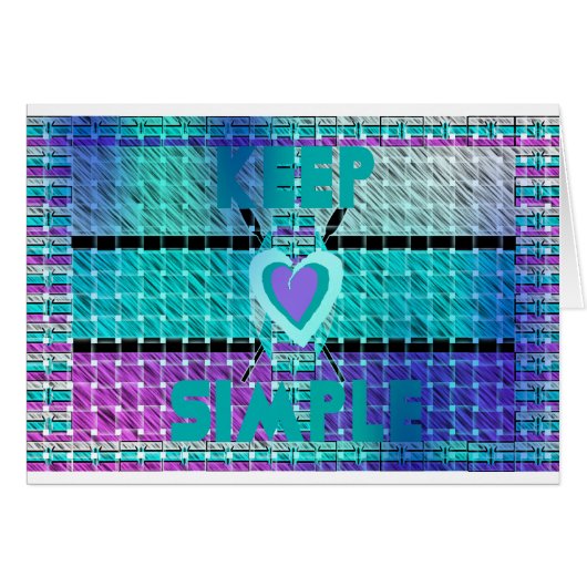 Keep it simple (Front Horizontal)