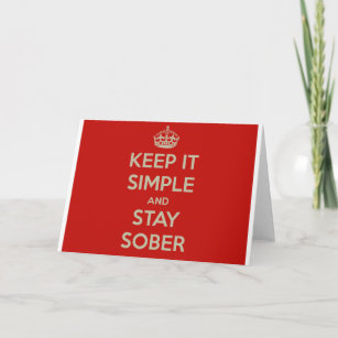 Keep It Simple and Stay Stober Card