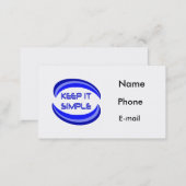 Keep It Simple Business Card (Front/Back)