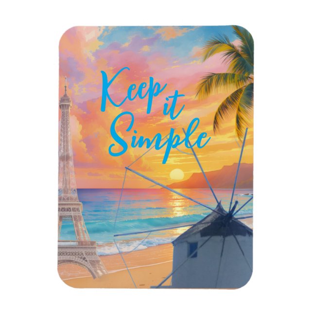 Keep it simple magnet (Vertical)