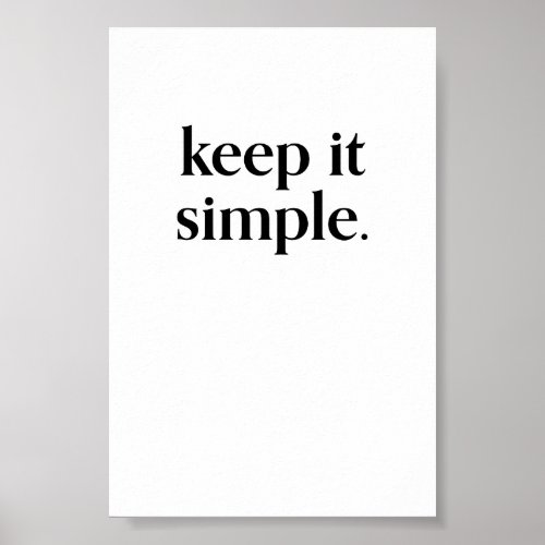 Keep It Simple Modern Wall Art