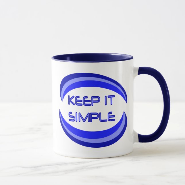 Keep it Simple Mug (Right)