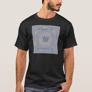 Keep It Simple: Pastel Royal Clarity Pattern Art T-Shirt