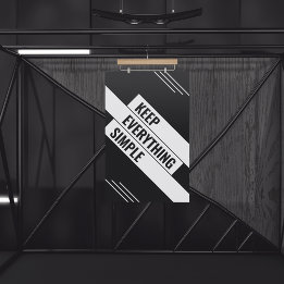 Keep It Simple Poster