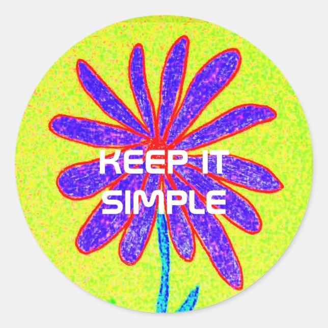 Keep It Simple sticker (Front)