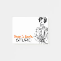 Keep It Simple, Stupid | Snarky Victorian Quote