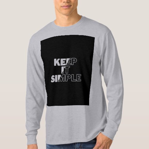 keep it simple T_shirt Design