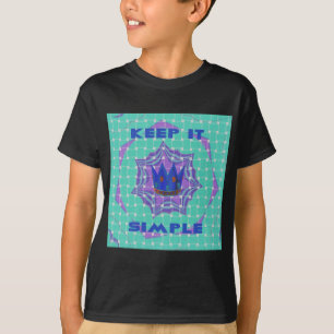 Keep It Simple: The Royal Clarity Pattern Art T-Shirt