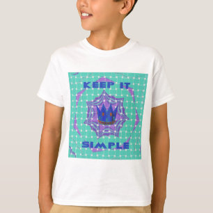 Keep It Simple: The Royal Clarity Pattern Art T-Shirt