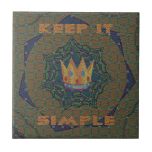 Keep It Simple: The Royal Clarity Pattern Design Ceramic Tile