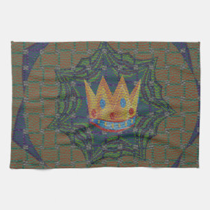 Keep It Simple: The Royal Clarity Pattern Design Towel