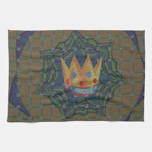 Keep It Simple: The Royal Clarity Pattern Design Towel (Horizontal)