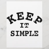 Keep It Simple Typography (Front)