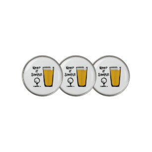 Keep It Simples Funny Golf Beer Ball Marker