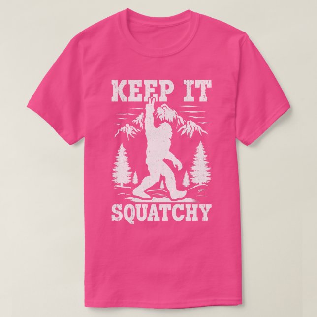 Keep It Squatchy Bigfoot T-Shirt (Design Front)
