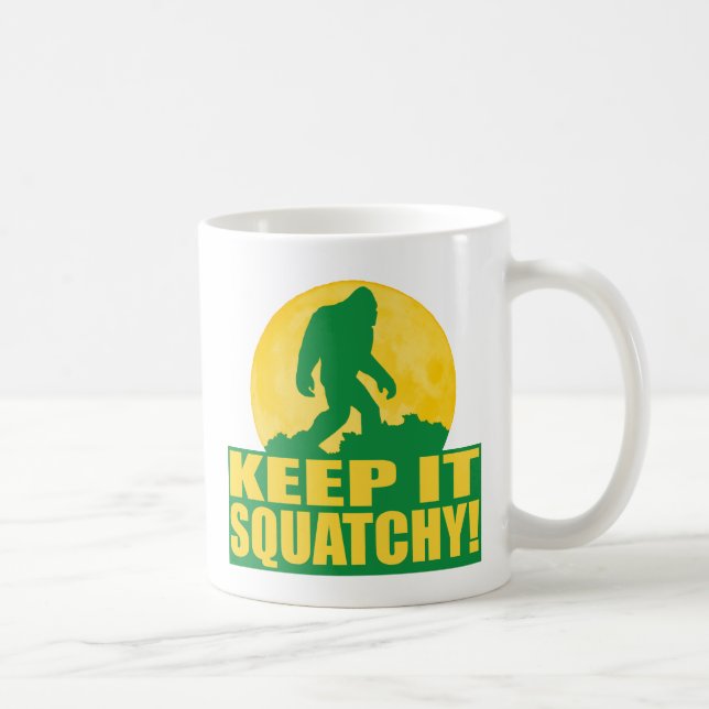 KEEP IT SQUATCHY! Special BARK AT THE MOON edition Coffee Mug (Right)