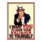 Keep It To Yourself Poster