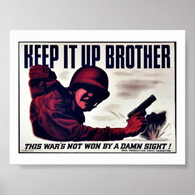 Keep It Up Brother Poster (Front)