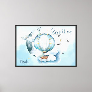 Keep it up Ship in the Ocean Customizable Canvas Print