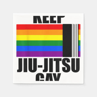 Keep Jiu Jitsu Gay Shirt LGBT Gay Pride Month 2024 Napkins