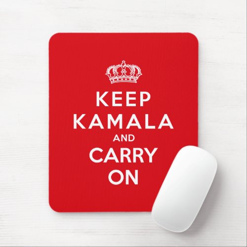 Keep Kamala And Carry On  Kamala Harris 2024 Mouse Pad