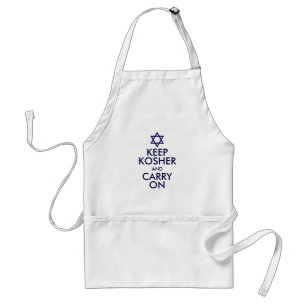 Keep Kosher and Carry On Adult Apron
