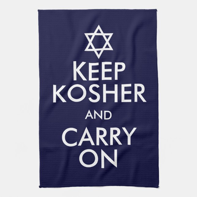 Keep Kosher and Carry On Towel (Vertical)