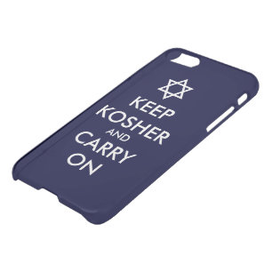 Keep Kosher and Carry On iPhone SE/8/7 Case