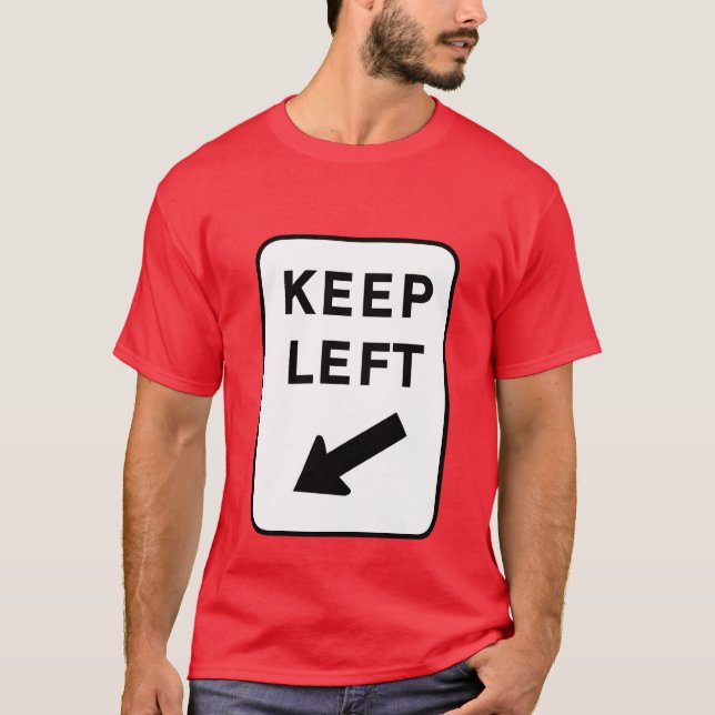 Keep Left (Oz) T-Shirt (Front)