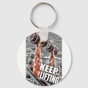 Keep Lifting Keychain