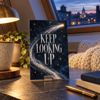 Keep Looking Up Art Print