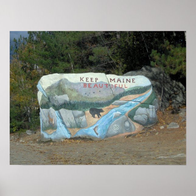 Keep Maine Beautiful Poster (Front)