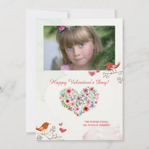 Keep Me In Your Heart Photo Valentine's Card