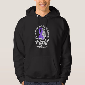 Keep Memories Alive Fight Alzheimer's Alzheimer's  Hoodie