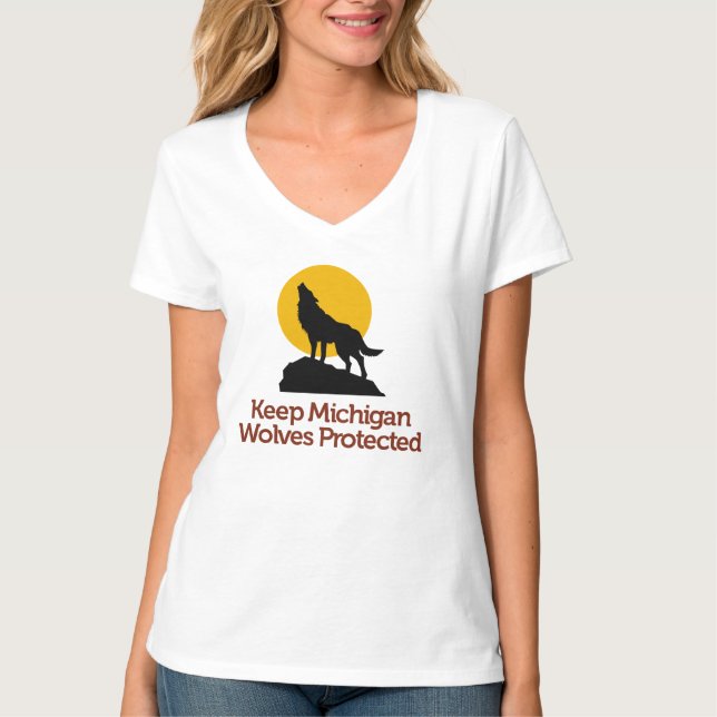 Keep Michigan Wolves Protected T-Shirt: Colbie T-Shirt (Front)