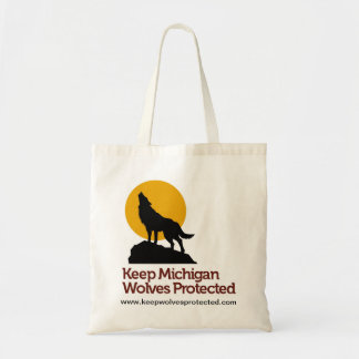 Keep Michigan Wolves Protected Tote Bag