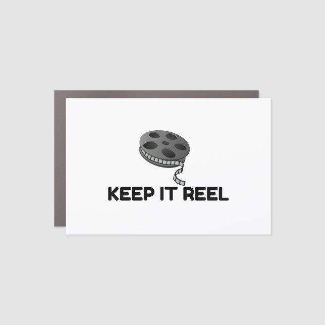 KEEP MOVIE REEL CAR MAGNET (Front)