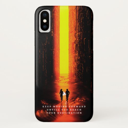 Keep Moving Forward iPhone X Case