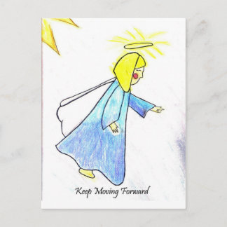 Keep Moving Forward Postcard
