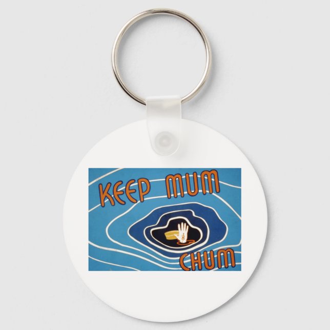 Keep Mum Chum Keychain (Front)