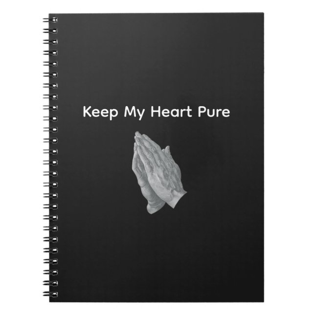Keep My Heart Pure Notebook (Front)